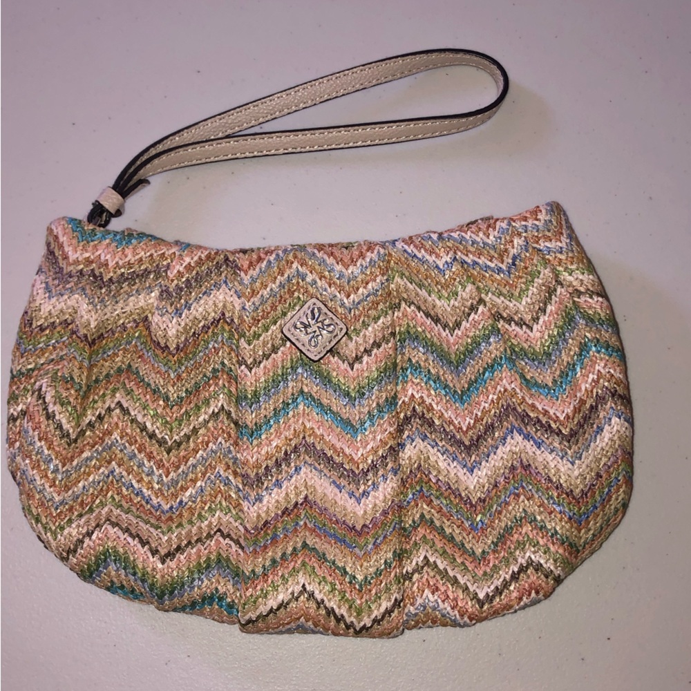 Simply Vera *Multicolor Chevron Wristlet